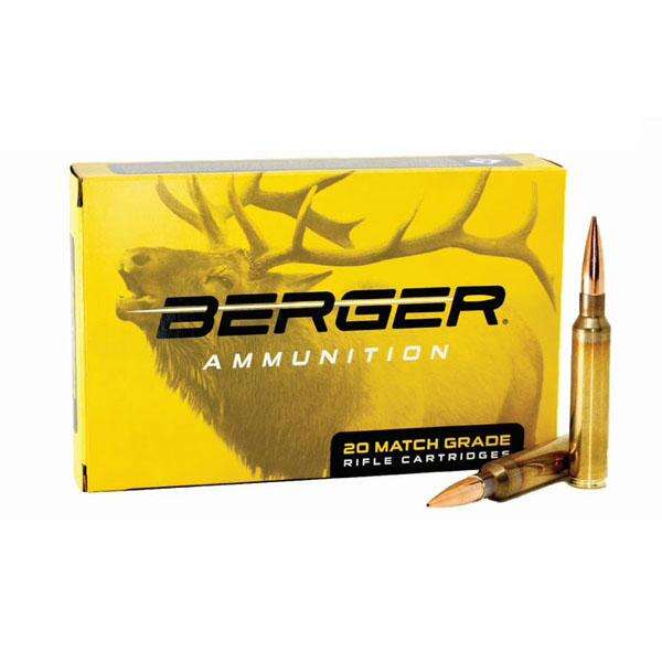 Ammunition Berger Bullets Ready Series 6mmCreedmoor Berger 6mm Creedmoor 108gr Elite Hunter Rifle 20 Rds Ammunition